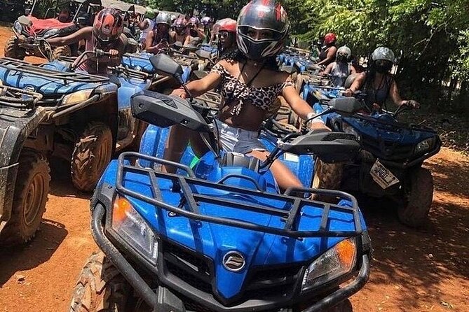 4 Activities Combo Boat Tour with ATV Montego Bay - Ziplining over the ocean: the view sets the tone