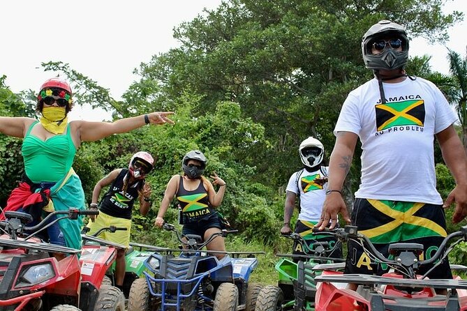 ATV, Bamboo Rafting, and Horseback Ride Tour From Montego Bay - ATV riding near Snow Hill Mountain, guided and personal