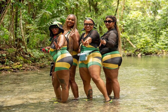 ATV, Bamboo Rafting, Horseback Ride Guided Tour from Montego Bay - White River Calypso Rafting and Tubing on a 30ft Bamboo Raft