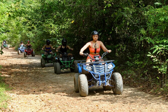 ATV, Bamboo Rafting, Horseback Ride n Swim Guided Tour - Rio Nuevo bamboo rafting, rope swing, and the Secret River moment