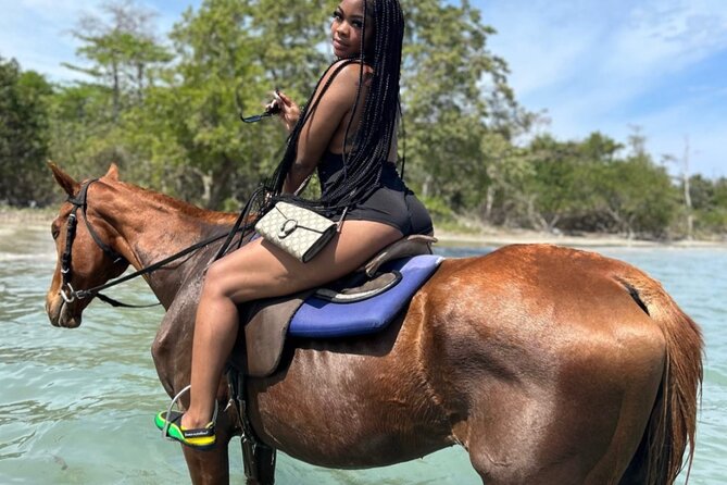 ATV , Bamboo Rafting & Horseback Ride Tour From Montego Bay - St. Ann’s Bay Horseback Ride: Jungle Trail Riding Plus a Sea Swim