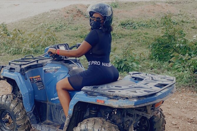 ATV & Bamboo Rafting With Limestone Foot Massage. - Bamboo rafting on a certified-guided river ride, plus the limestone foot massage