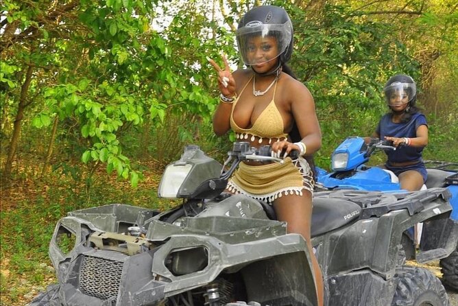 ATV Guided Tour including Transportation from Montego Bay - Entering the Safari Ranch and Getting Gear Ready
