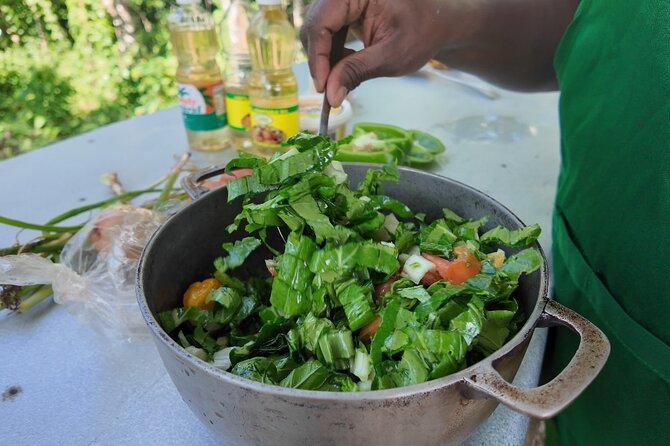 Authentic Jamaican Cooking Experience in the Mountain from mobay - Outdoor wood fire cooking, the hands-on part