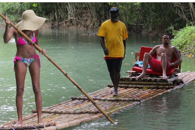 Bamboo Rafting and horseback - Ocean Horseback Riding: Calm Guides and a Big Photo Moment