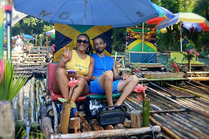 Bamboo Rafting Experience with Limestone Massage - What the 30-foot bamboo raft ride feels like on the water