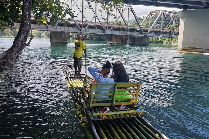 Bamboo Rafting, Frenchman Cove, Boston Jerk Centre in Portland - Transportation, WiFi, and private pickup energy