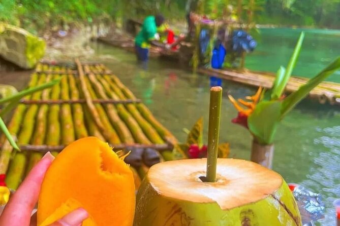 Bamboo rafting & limestone massage on the Great River!(lethe) - The swim and rope swing options, without pressure