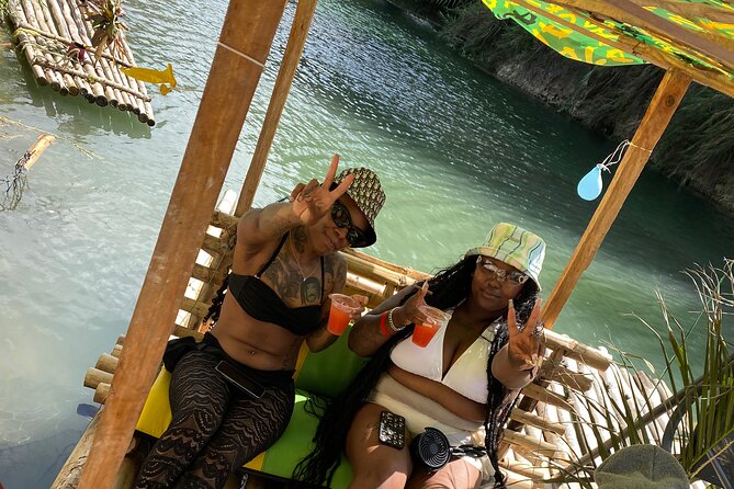 Bamboo Rafting Montego Bay - On the Raft: Safety, Glamour Shots, and the Role-Play Captain Moment