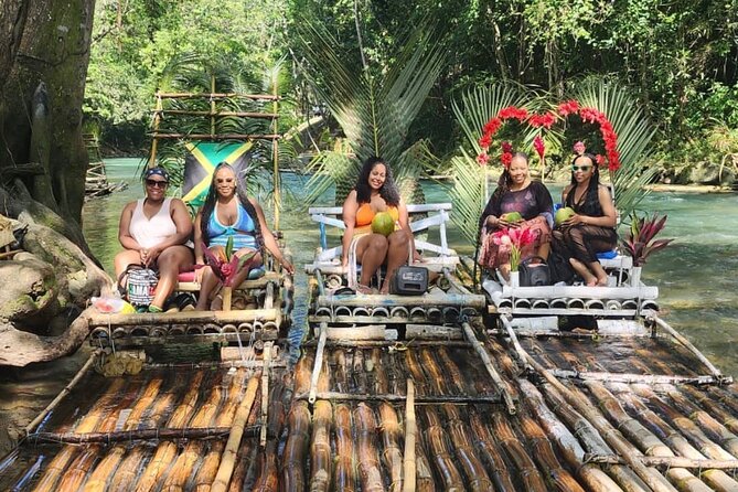 Bamboo Rafting with Limestone Foot Massage Montego Bay - Limestone foot massage, swim options, and picture time