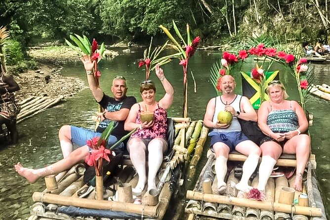 Bamboo River Rafting Limestone Foot Massage & Bottle of Rum Punch - Boarding the 30-Foot Bamboo Raft: What the Ride Actually Feels Like