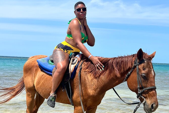 Bamboo River Rafting with massage and Horseback ride in ocean - Horseback Into Cool Water: What It Feels Like