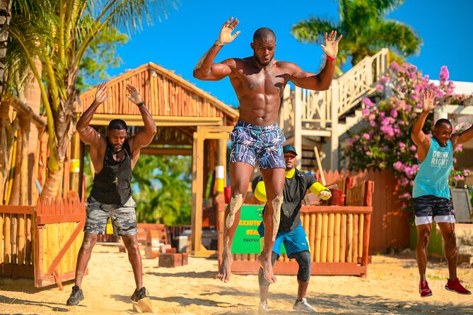 Beach Gym Workout on the World Famous 7 Mile Beach in Negril - Beach gym on Seven Mile Beach, what the hour really feels like