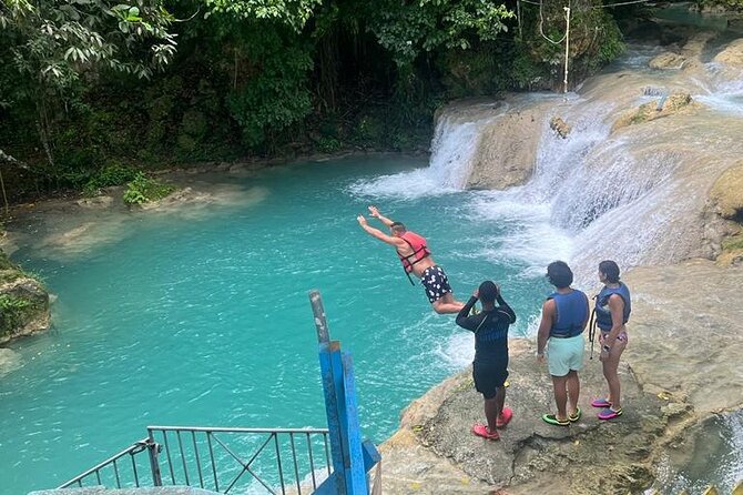 Blue Hole Adventurous and Relaxing River Tubing water Activities in Ocho Rios - Getting there matters: hotel pickup and air-conditioned transport