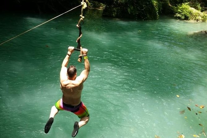 Blue Hole and Dunn's River Falls Tour from Montego Bay - Blue Hole: Tarzan Jumps and Fresh Water Near Ocho Rios