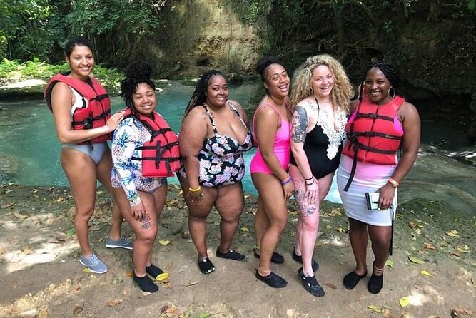 Blue Hole And Konoko Falls Combo Tour From Ocho Rios & Runaway Bay! - Stop 1, Blue Hole: Rope Swings, Cliff Jumps, and Underwater Caves