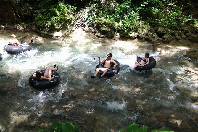 Blue Hole and River Tubing from Montego Bay - White River tubing: guided floats, splash moments, and rope swings