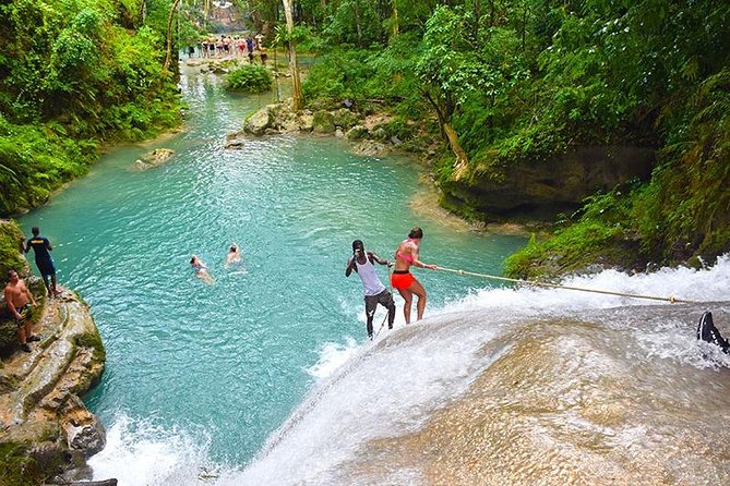 Blue Hole and Secret Falls plus Dunn's River Falls Combo Tour - Dunn’s River Falls and Park: Climb, Swim, and Manage the Crowd Energy