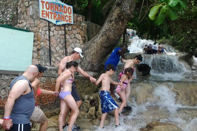 Blue Hole, Dunn's River Falls Luminous Lagoon Excursion From Montego Bay - Dunn’s River Falls: The Classic Stair-Step Waterfall Experience