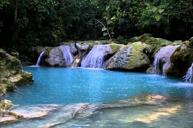 Blue Hole, Dunn's River Falls + Lunch & Cocktails at Bamboo Beach - Stop 2, Dunn’s River Falls: The Climb, the Guide, and the Water Shoe Rule