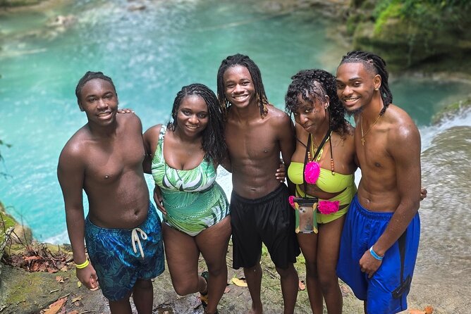 Blue Hole, Horseride with Swim and Bamboo Rafting Ocho Rios - Blue Hole at Ocho Rios: Pools, Caves, and Jump-Swing Fun