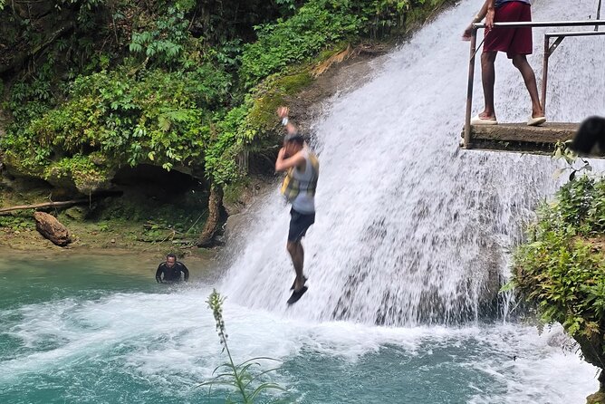 Blue Hole, Horseride with Swim and Bamboo Rafting Ocho Rios - Bamboo Rafting After the Thrills: A River Ride Toward the Ocean