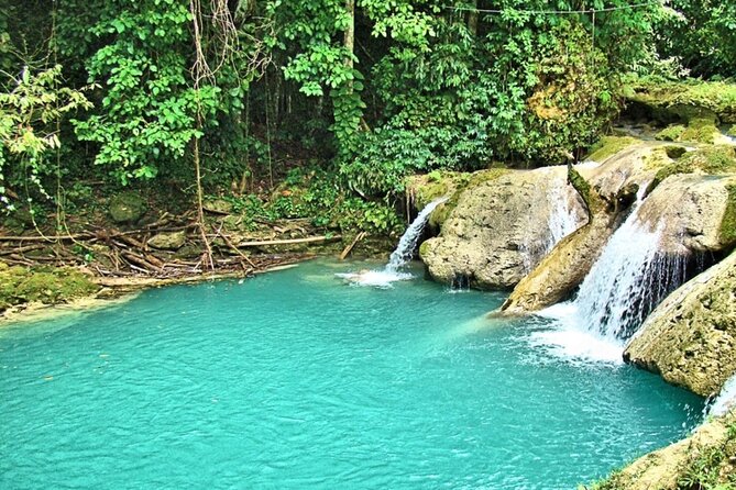 Blue Hole & Konoko Falls Park Combo Tour from Montego Bay - Guides make the day: Kevin and Kuran in real-world perspective
