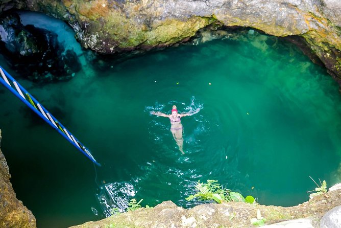Blue Hole Mineral Spring plus Weed Farm Combo Tour with Transportation - Private air-conditioned car from Montego Bay, plus the countryside ride to Negril