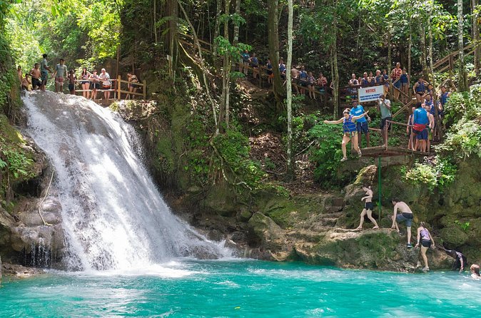 Blue Hole Ocho Rios (Island Gully Falls) - Weather can change everything