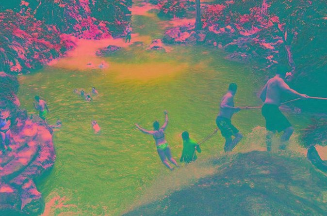 Blue Hole only-from Ocho Rios - AC Pickup, Bottled Water, and What the Price Actually Covers