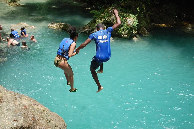 Blue Hole plus Secret Falls and Dunns River Falls Combo from Falmouth Hotels - Price and what you actually get for $125