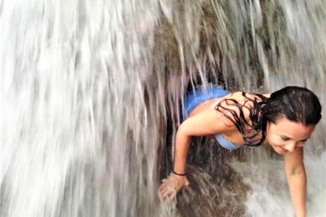 Blue Hole plus Secret Falls and Dunns River Falls Combo from Runaway Bay Hotels - Stop 2: Dunn’s River Falls Climb, Human Chain Flow, and Pool Breaks
