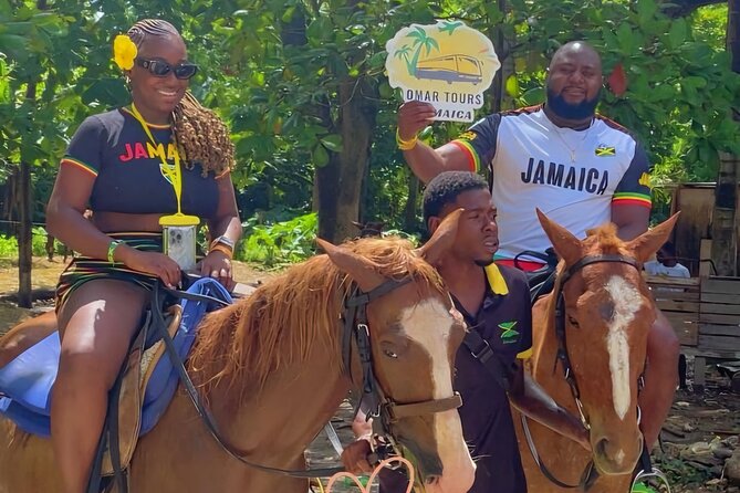 Blue Hole, River Tubing, and Horse Ride with Swim Ocho Rios - Horse Ride by the Coast, Then an Ocean Swim With the Horses