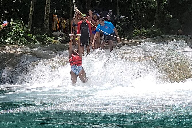 Blue Hole & River Tubing Tour From Falmouth & Runaway Bay Jamaica - Ocho Rios jerk centre: a quick food stop that fits the day