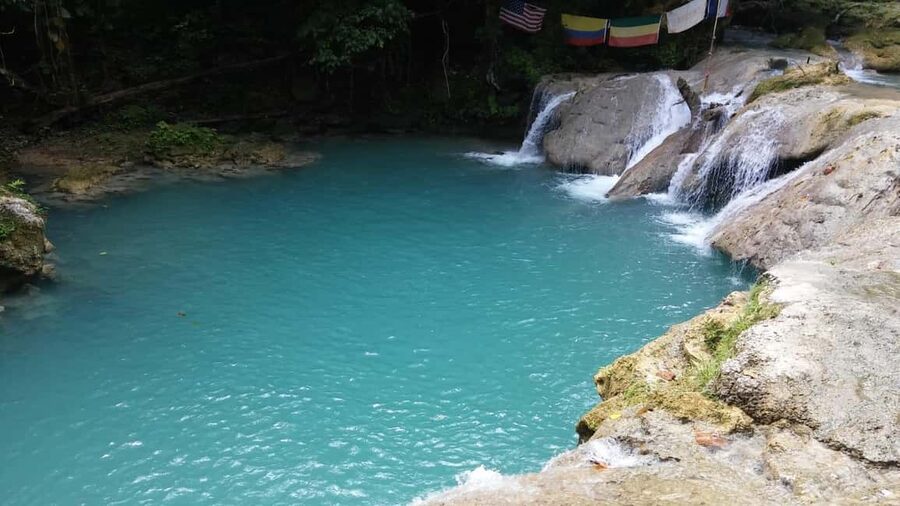 Blue Hole, Secret Falls, and Dunn's River Falls Combo Day-Tr - The Montego Bay to Ocho Rios drive, plus Columbus Park photos