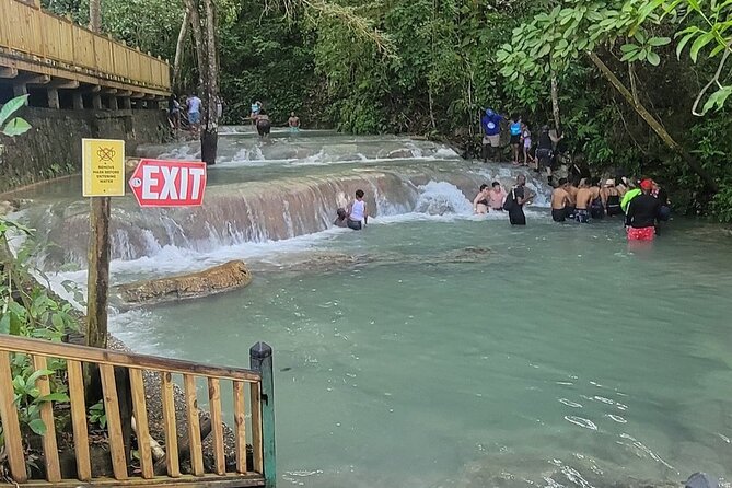 Blue Hole, Secret Falls & River Rapids Tubing from Montego Bay - Ocho Rios Time: 3 Hours to Chill, Eat, and Walk