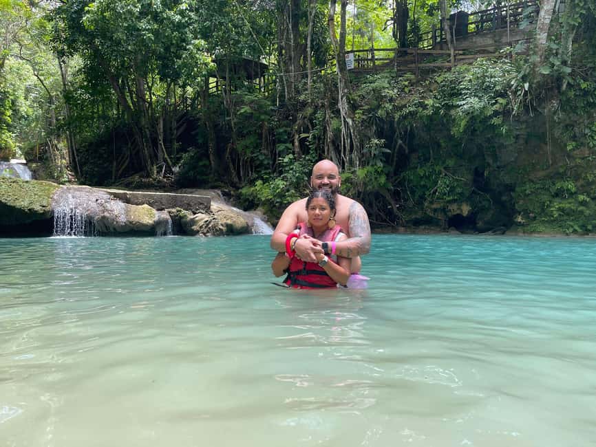 Blue Hole, Secret Falls, River Tubing and Dunn's River Falls - Jamaica Rainforest Water Day: Private Pickup to Cool Blue Hole