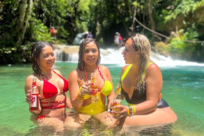 Blue Hole Secret Falls, White River Rafting, and River Tubing from Ocho Rios - Getting to the water comfortably from Ocho Rios