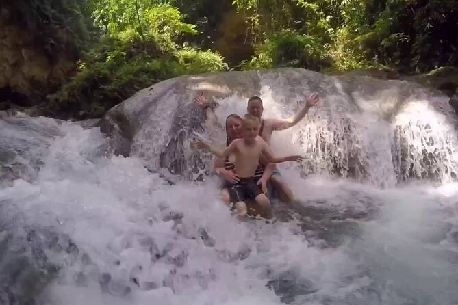 Blue Hole Waterfall Tour from Montego Bay - Arriving at the Blue Hole: jungle walk, rocky steps, and free-form water time