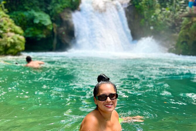 Blue Hole Waterfalls and Bamboo Rafting with Transportation - Pickup, air-conditioned transport, and why the driver matters