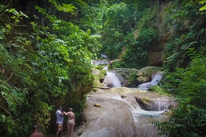 Blue Hole Waterfalls and Rasta Garden from Montego Bay - Blue Hole Waterfalls in Ocho Rios Hills: 12 Waterfall Stops and a Real Rainforest Walk