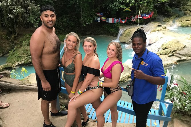 Blue hole waterfalls + horseback riding from Montego bay - Blue Hole Waterfalls: Rope Swings and Cliff Jumping Time