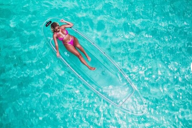 Clear Kayak Drone Photo & Video Shoot in Montego Bay - Entering the calm world of a clear kayak in Montego Bay