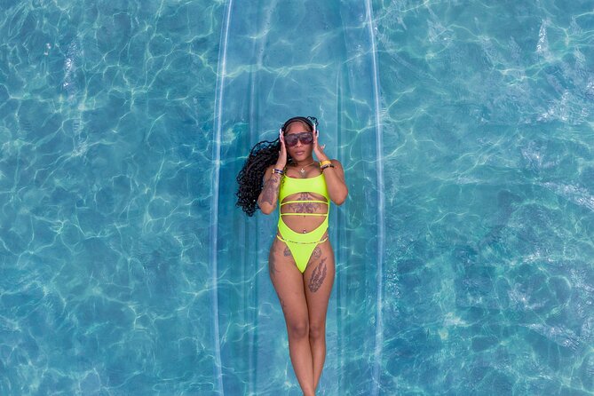 Clear Kayak Drone Photoshoot in Jamaica - On the water: why the transparent kayak matters