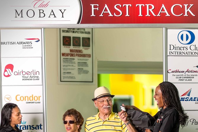 Departure Shuttle to Airport, Club Mobay Fast Track & VIP Lounge Combo - Key things to know before you go