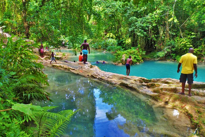 Dunn's River and Blue Hole with lunch combo from Montego Bay - Ocho Rios Jerk Center Lunch: Jerk Chicken or Pork With a Side and Drink