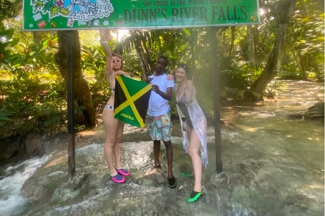 Dunn's River Falls and Blue Hole Tour Ocho Rios from Montego Bay - Blue Hole: mineral pool fun, jumps, ropes, and cave swim