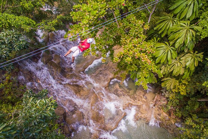 Dunn's River Falls and Zipline (Over the Falls) Adventure Tour from Ocho Rios - Key highlights at a glance
