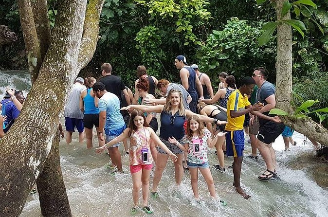 Dunn's River Falls and Zipline (Over the Falls) Adventure Tour from Ocho Rios - The 600-foot climb up Dunn’s River Falls: the real workout