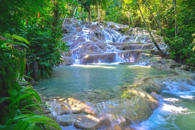 Dunn's River Falls , Bamboo Rafting & ATV Ride from Montego Bay - Dunn’s River Falls Climb and Park: How the 600-Foot Experience Works